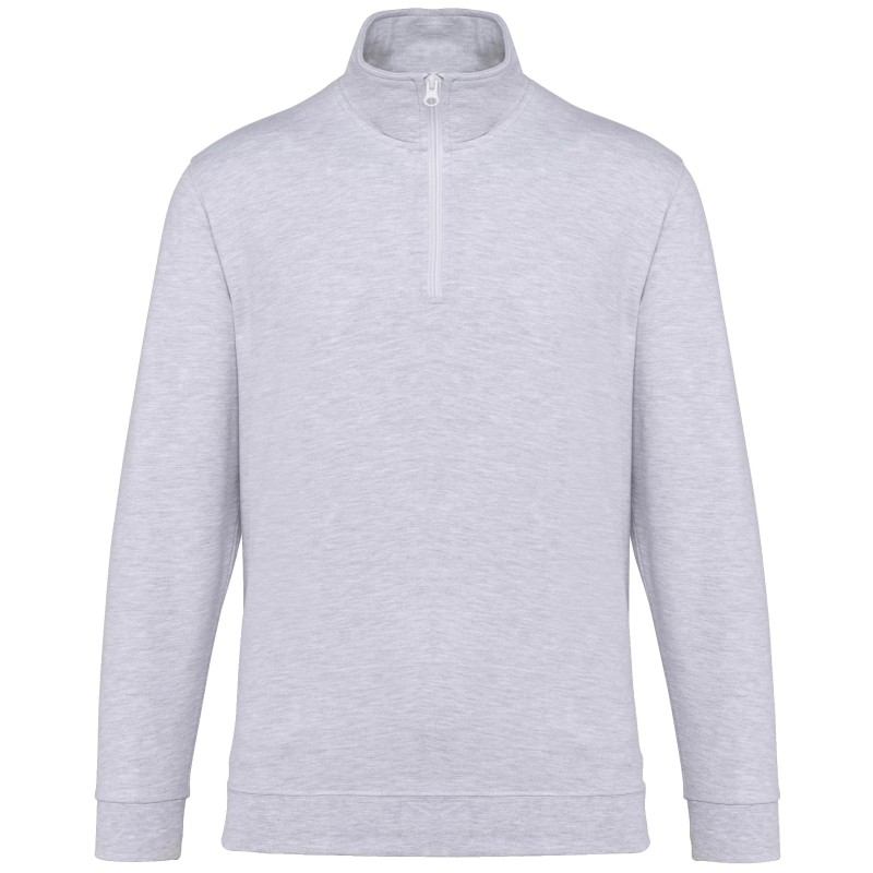 Sweat Kariban K478 – Col zippé : chaleur, confort et style polyvalent