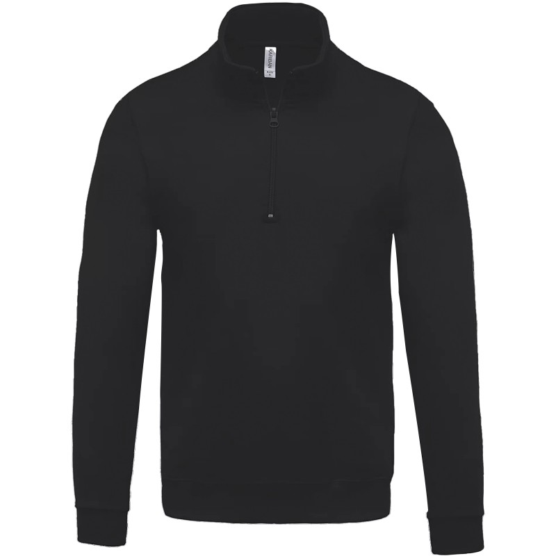Sweat Kariban K478 – Col zippé : chaleur, confort et style polyvalent