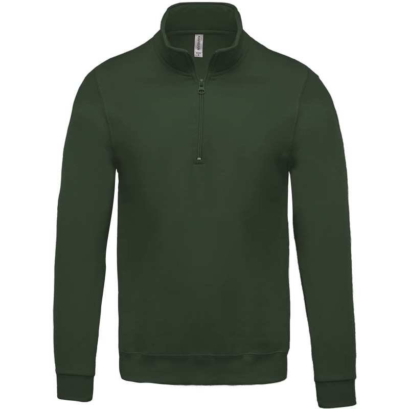 Sweat Kariban K478 – Col zippé : chaleur, confort et style polyvalent